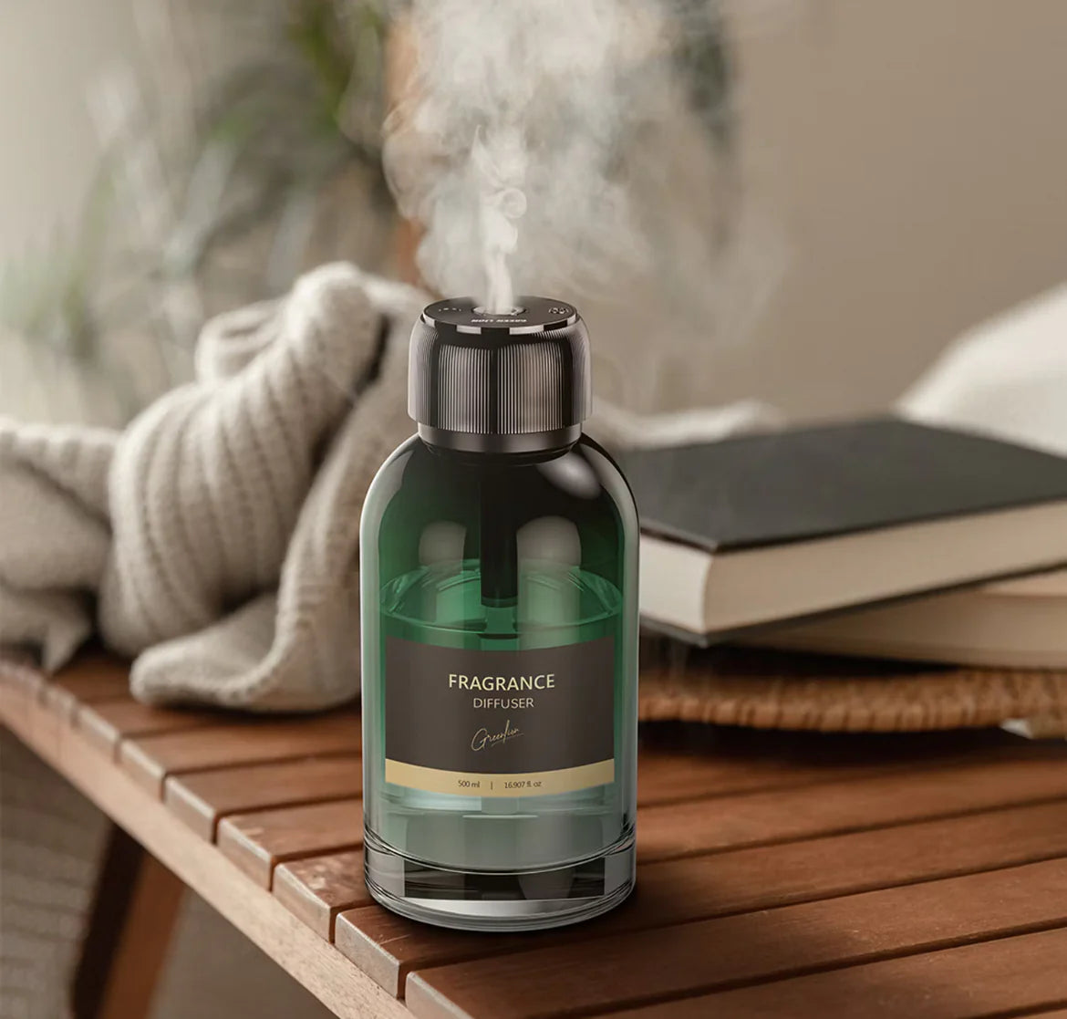 معطر برائحة عود الأجيلاوود، سعة 500 مل من GREEN LION