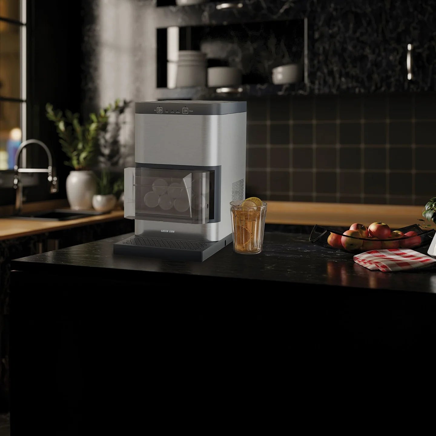 ماكينة صنع كرات الثلج الكريستالية من Green Lion