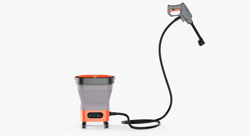 مسدس تنظيف مع خزان ماء سعة 15 لتر قابل للطي و بطارية 3000 مللي أمبير من Porodo