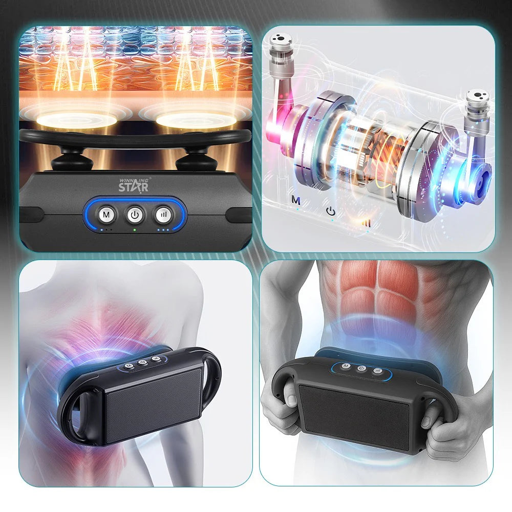 جهاز تدليك البطن متعدد السرعات مع أزرار التحكم لمساج افضل من Winning Star