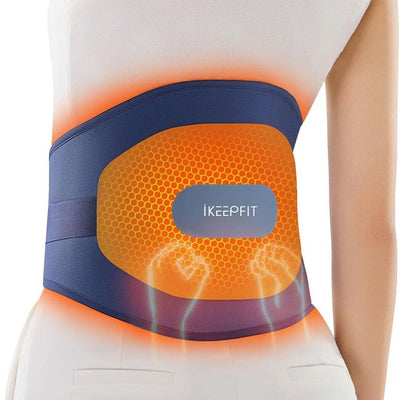 حزام التدفئة والمساج الذكي iKEEPFIT لتخفيف آلام الظهر والبطن