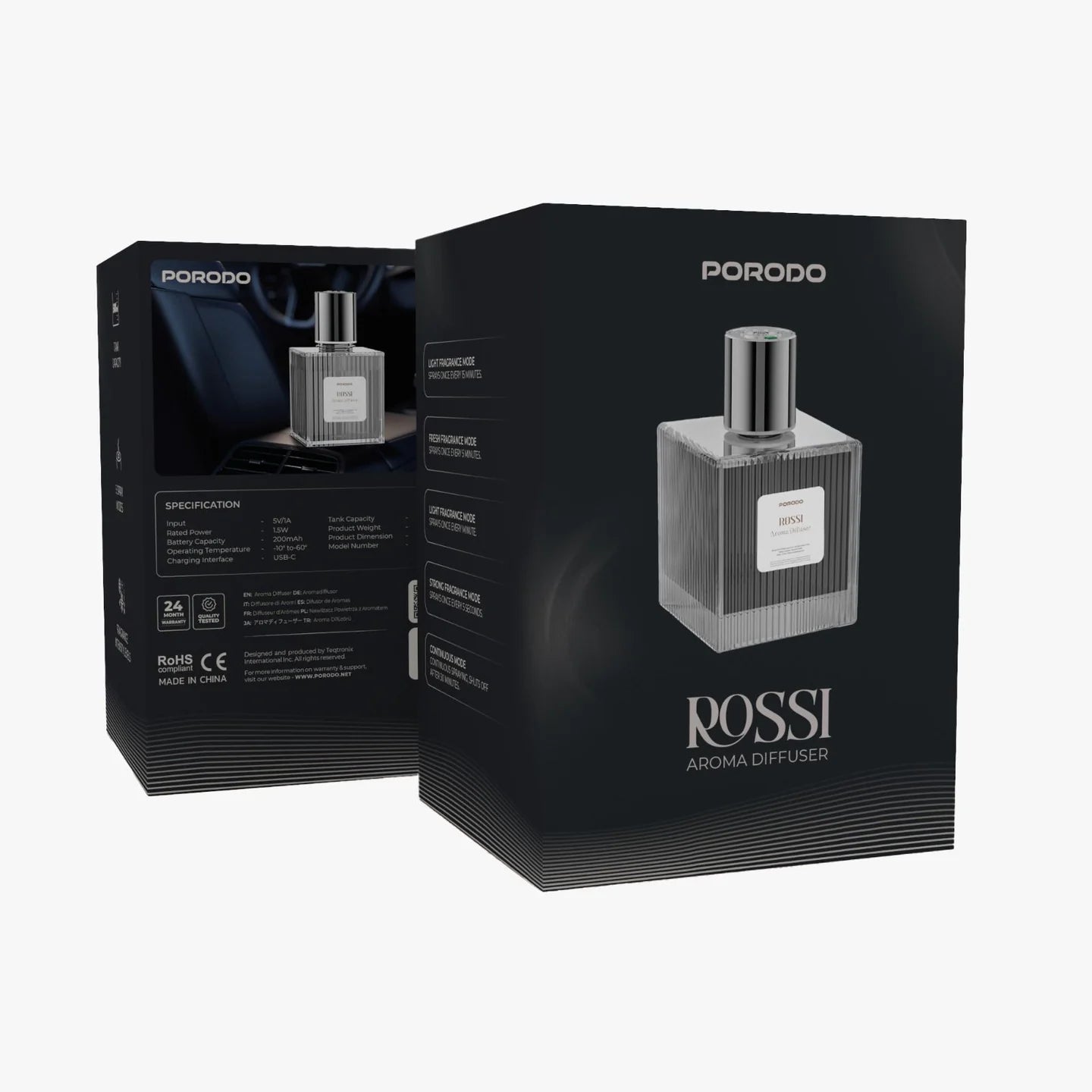 معطر rossi هواء للسيارة والمنزل من Porodo