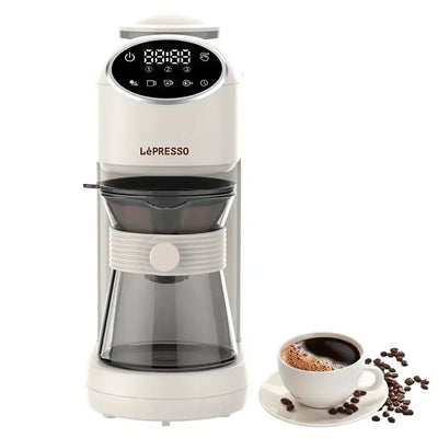 ماكينة قهوة مقطرة LePresso Drip Lab مع مطحنة مدمجة وتحضير 3 أكواب وقدرة 1000 واط