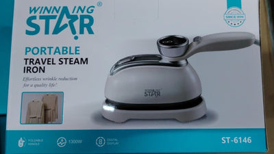 مكواة بخار محمولة للسفر 1300 واط من WINNING STAR