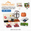 صندوق طقم عزبة الشاي المتكامل للرحلات – موديل CM-48312 من Camping Family