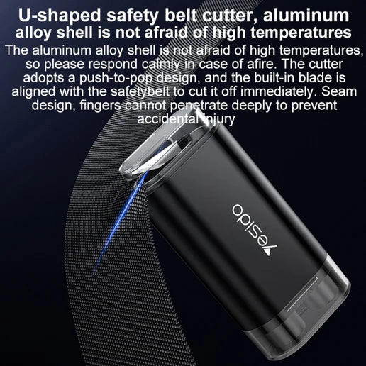 Yesido C248 Car Window Glass Breaker with Seat Belt Cutter