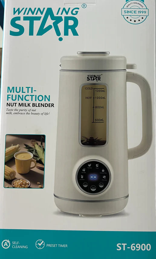 محضرة طعام متعددة الوظائف 6 في 1 سعة 1.2 لتر من Winning Star