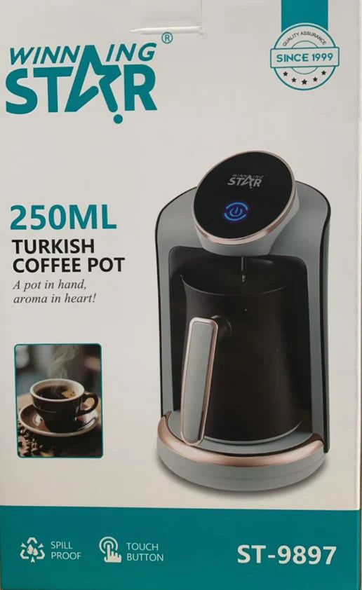 مكينة صنع القهوة التركية الاحترافية بسعة 250 مل من Winning star