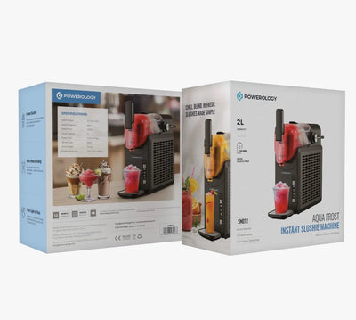 POWEROLOGY ماكينة السلاش و المشروبات مثلّجة أوتوماتيكية بسعة 2 لتر من