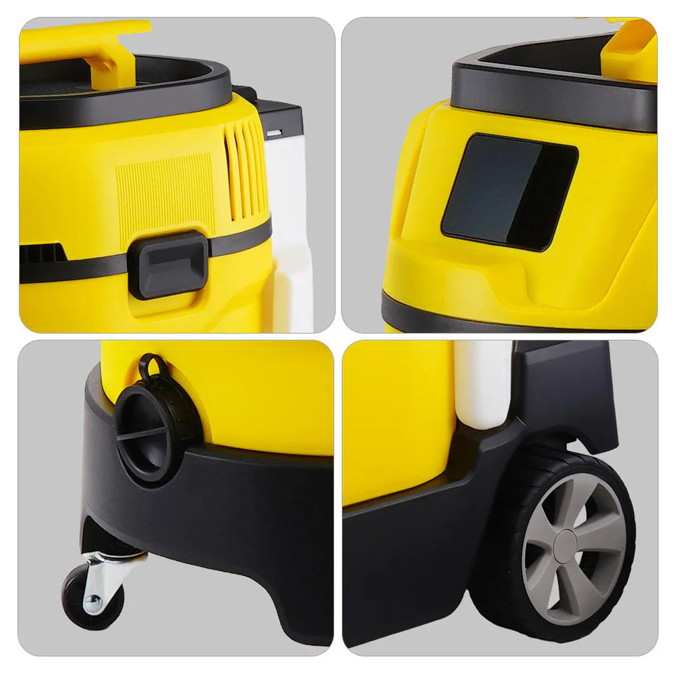 Winning Star Multi-functional Vacuum Cleaner with 19KPa Suction Power, 35L Tank, Wet and Dry Cleaning with Steam and Hot Water