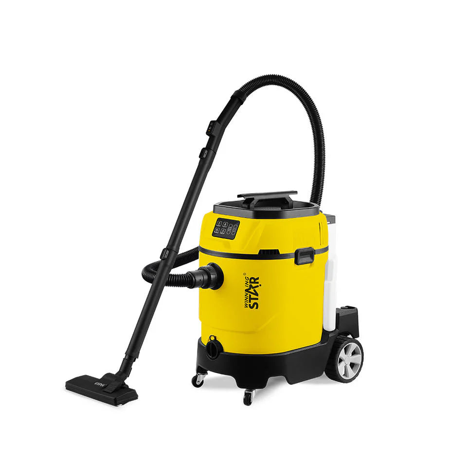 Winning Star Multi-functional Vacuum Cleaner with 19KPa Suction Power, 35L Tank, Wet and Dry Cleaning with Steam and Hot Water