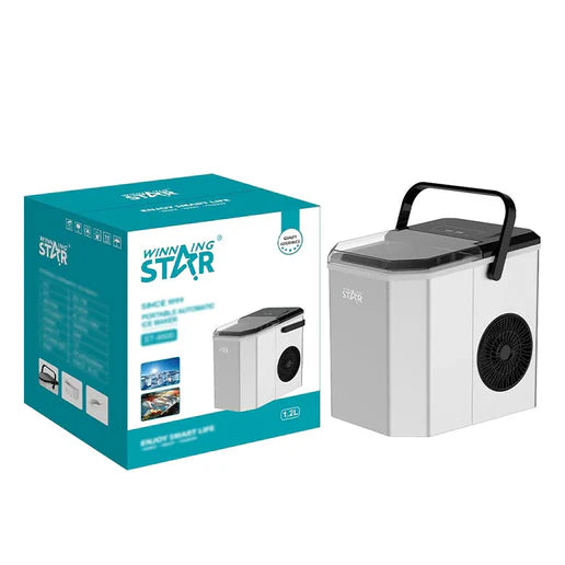 ماكينة صنع الثلج المحمولة بسعة 1.2 لتر من Winning Star