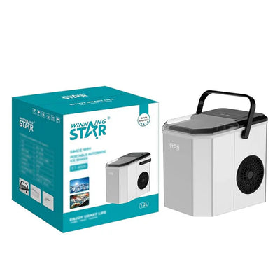 ماكينة صنع الثلج المحمولة بسعة 1.2 لتر من Winning Star