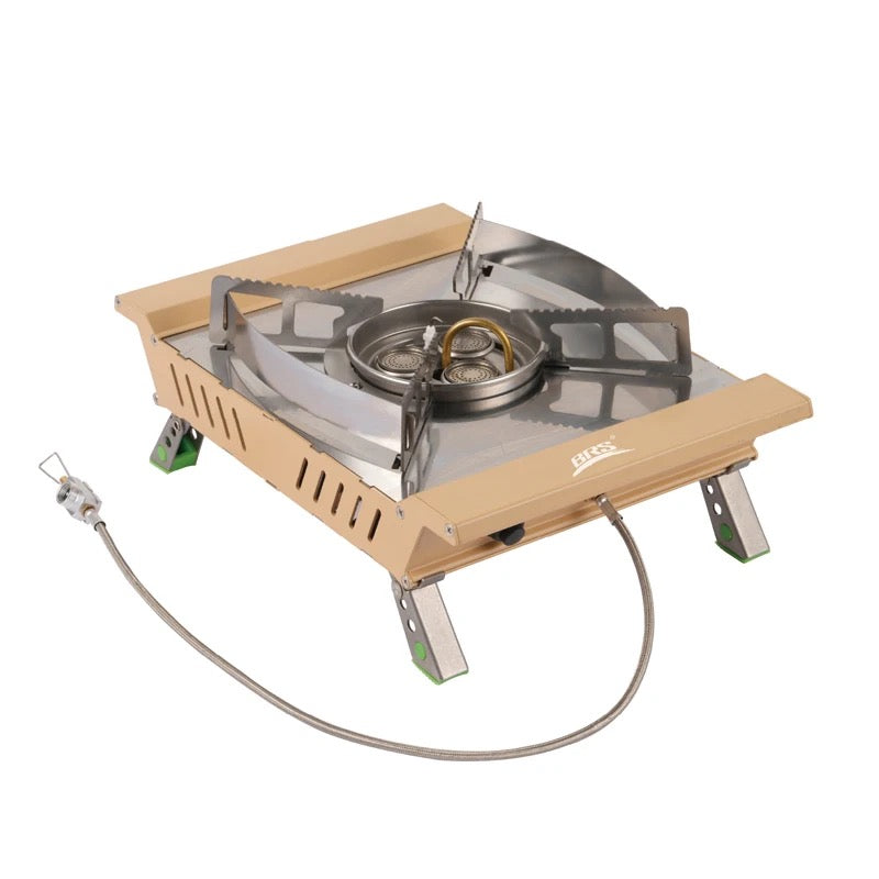 High-Power Portable 3-Burner Camping Gas Stove - 7000W