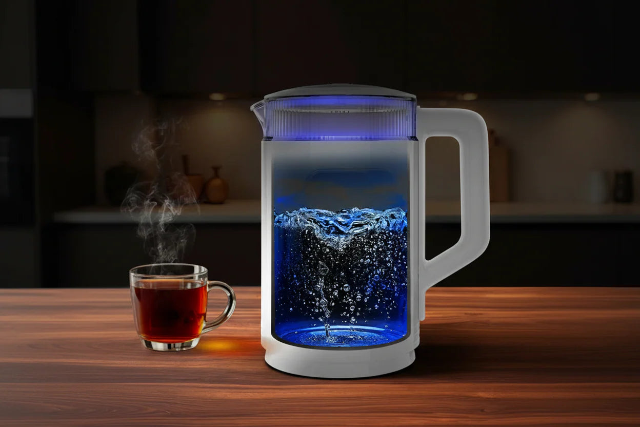 غلاية كهربائية بسعة 1.5 لتر – تحكم باللمس وضبط حرارة من 40 إلى 100° مئوية من Winning Star