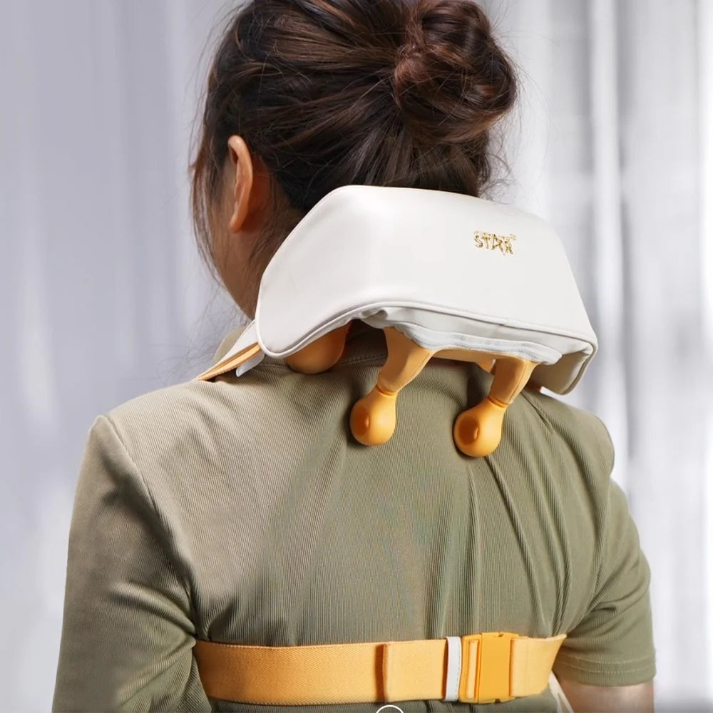 جهاز مساج الرقبة والكتفين بالحرارة بالأشعة تحت الحمراء مزدوج الوظيفة، متعدد الاستخدامات من Winning Star