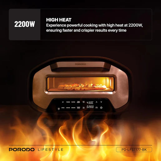 Porodo Lifestyle 12'' Indoor Electric Pizza Maker