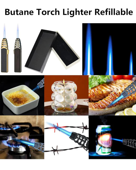 ولاعة متعدده الاستخدامات مقاومة للرياح مع لهب قابل للتعديل