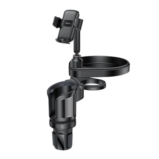 Yesido C274 – 4-in-1 Multifunctional Car Mount with Tray and Cup Holder