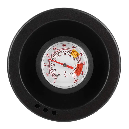 غلاية قهوة بالتنقيط من الستانلس ستيل بسعة 850 مل مع مقبض خشبي وثرمومتر