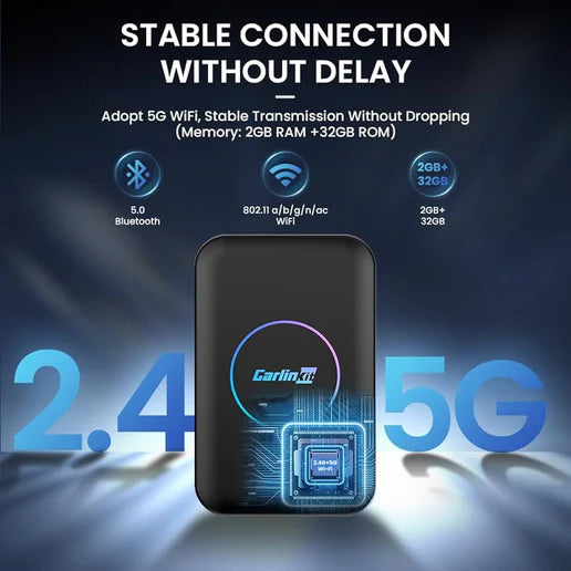 Carlinkit Wireless CarPlay/Android Auto Adapter with Built-in Android