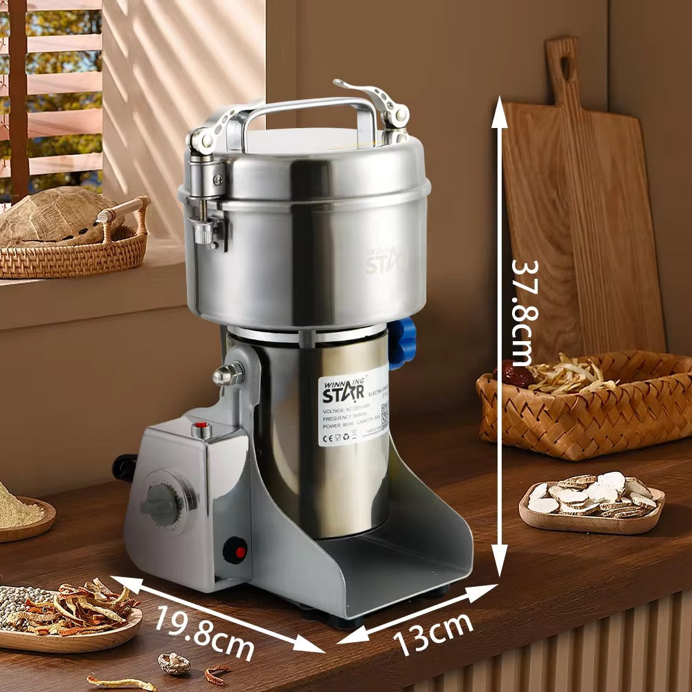 مطحنة الحبوب الكهربائية بقوة 900 واط وسعة 500 جرام من Winning Star