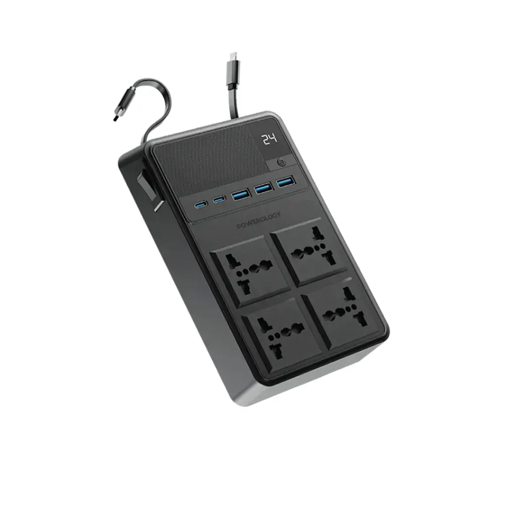 2500W Power Inverter with Built-in Cables from Powerology