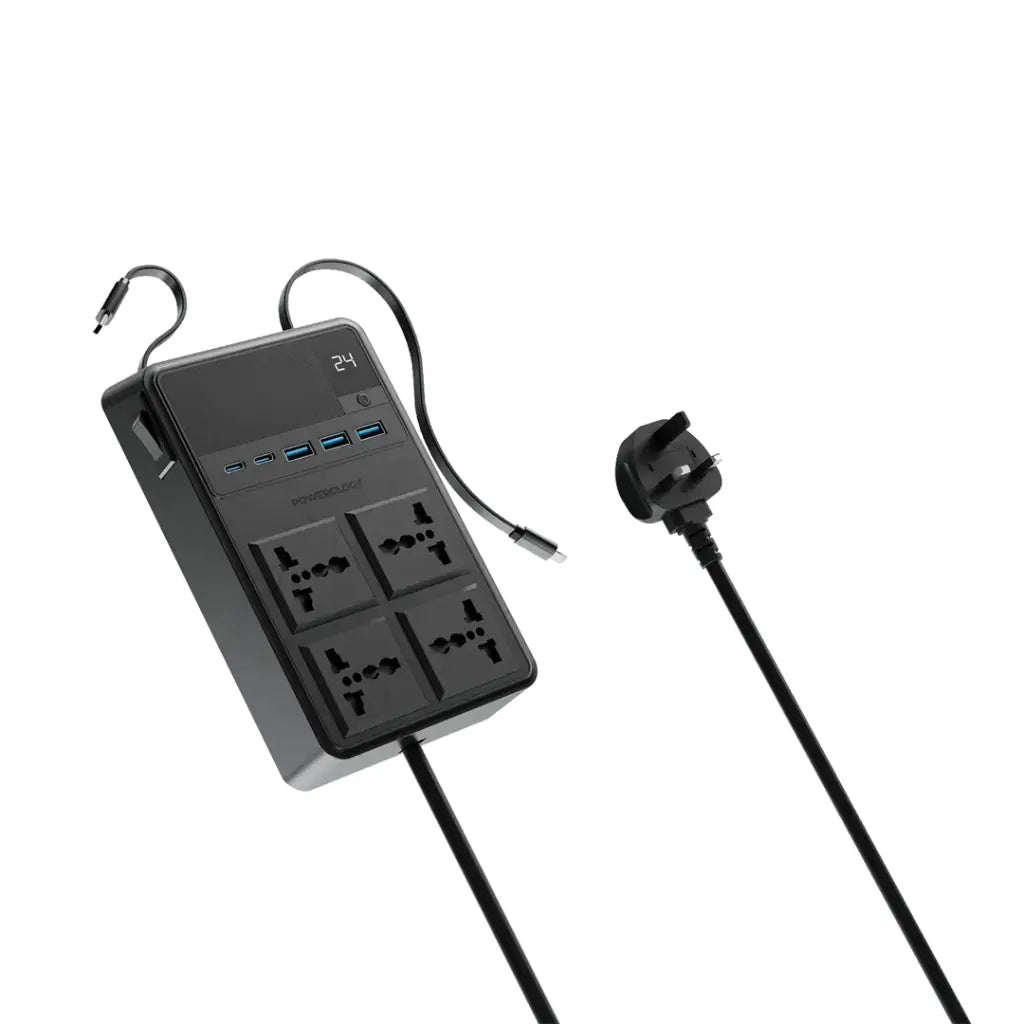 2500W Power Inverter with Built-in Cables from Powerology