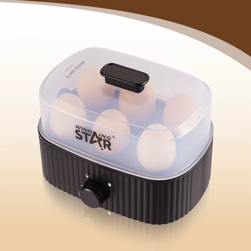 جهاز كهربائي لطهي البيض، طبقة واحدة، سعة 6 بيضات من Winning Star