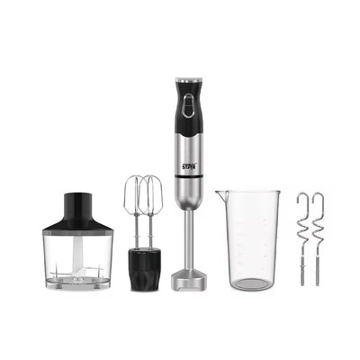مجموعة خلاط كهربائي 4 في 1 متعددة الوظائف لتحضير الطعام والخضروات واللحوم من Winning Star