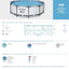 مسبح بيست واي ستيل برو ماكس للصيف قياس 427 × 107 سم – Bestway Steel Pro Max Pool Set