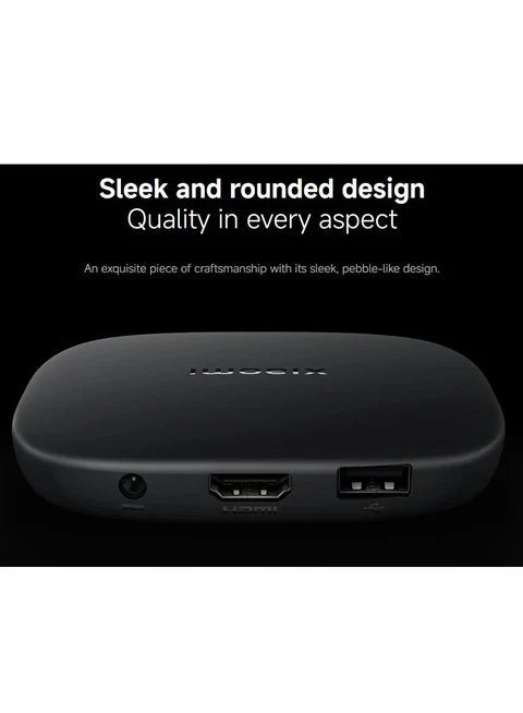 شاومي Mi Box S الجيل الثالث – مشغل وسائط ذكي 4K متوافق مع Google Tv لتحويل التلفاز إلى ذكي