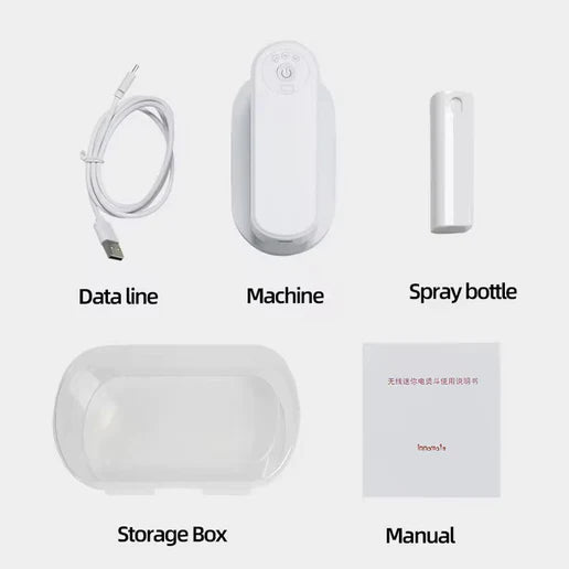 مكواة بخار محمولة قابلة للشحن USB ببطارية 5000mAh للملابس – كي جاف ورطب للسفر والمنزل