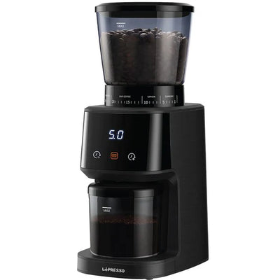 مطحنة قهوة كهربائية مخروطية وسعة 275 جرام من Lepresso