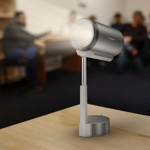 بروجيكتور ذكي بدقة FHD مع حامل تلسكوبي قابل للتعديل وشاشة عرض واسعة من Porodo