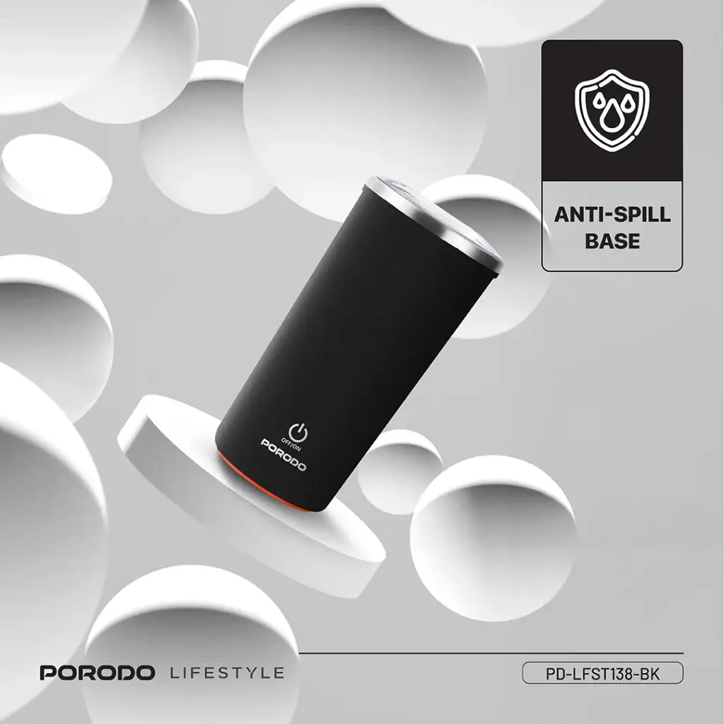 كوب عازل للحراره مع خاصية التحريك التلقائي من Porodo