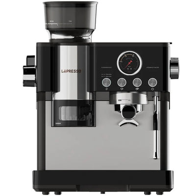 ماكينة قهوة مايسترو نصف أوتوماتيكية لصنع اسبريسو مع مطحنة مدمجة من Lepresso