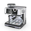 Lepresso Coffee Machine with Grinder, 19 Bar Adjustable Grinding Setting and 2.5 Liter Capacity, Cup Warming Tray, and Interactive Display