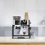 Lepresso Coffee Machine with Grinder, 19 Bar Adjustable Grinding Setting and 2.5 Liter Capacity, Cup Warming Tray, and Interactive Display