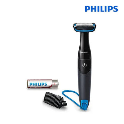 ماكينة حلاقة لتشذيب شعر الجسم تعمل ببطارية AA مدمجه من Philips