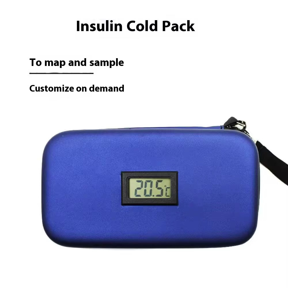 حقيبة تبريد الأنسولين محمولة للسفر – لحمل أدوية مرضى السكري سعة كبيرة معزولة لأقلام الأنسولين