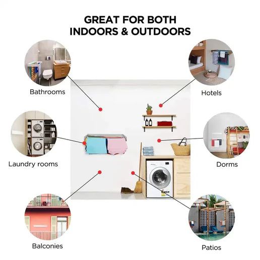Foldable clothes drying rack