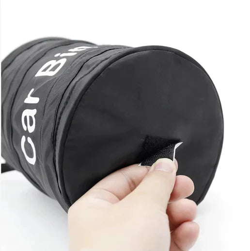 حقيبة قمامة قابلة للطي للسيارة صغيرة محمولة، أنيقة وعملية