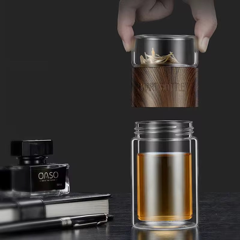 كوب تحضير الشاي والمشروبات مقاوم للحرارة والصدمات بسعة 200 مل