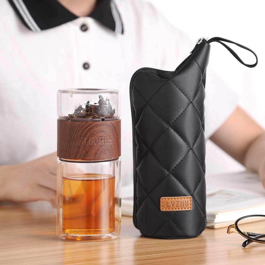 كوب تحضير الشاي والمشروبات مقاوم للحرارة والصدمات بسعة 200 مل