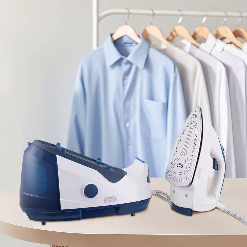 Winning Star Handheld Garment Steamer with Large Water Tank, Non-Stick Soleplate, Professional Home Performance