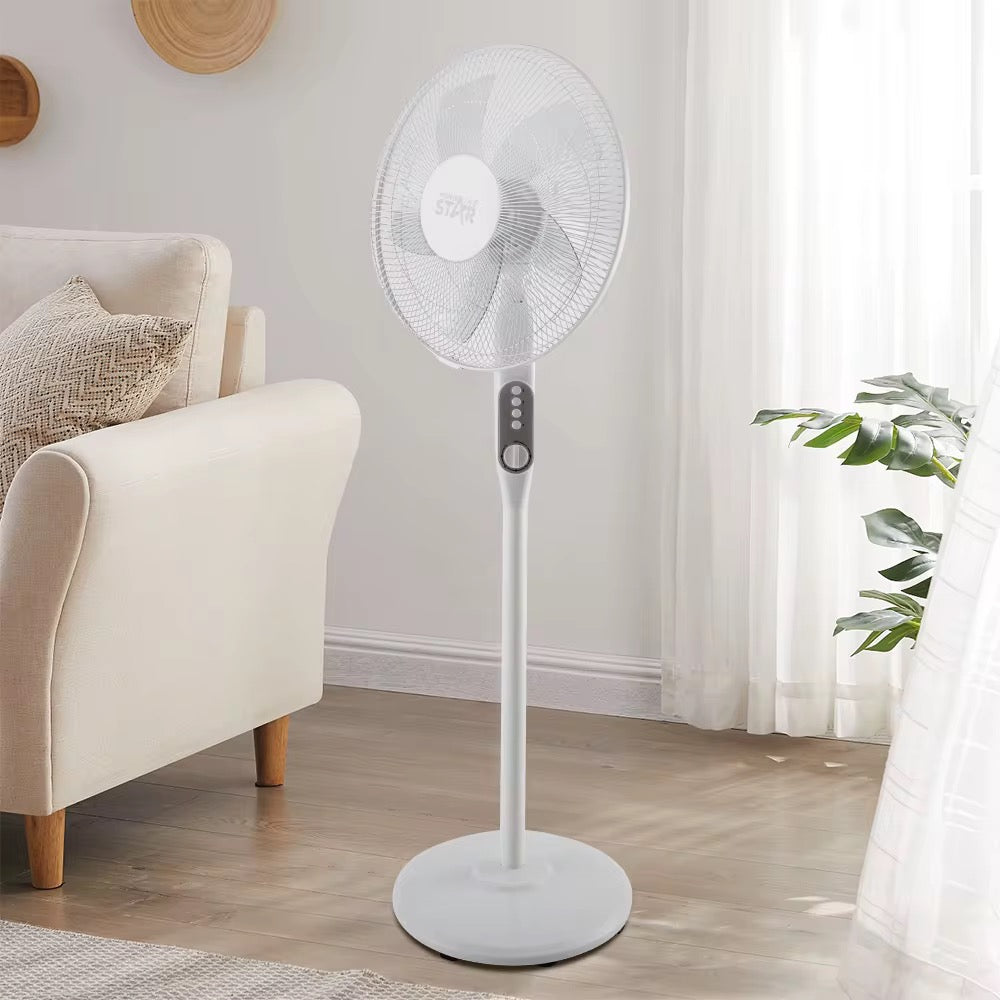 مروحة أرضية كهربائيه 16 إنش، سرعة عالية، مثالية للاستخدام المنزلي منWINNING STAR