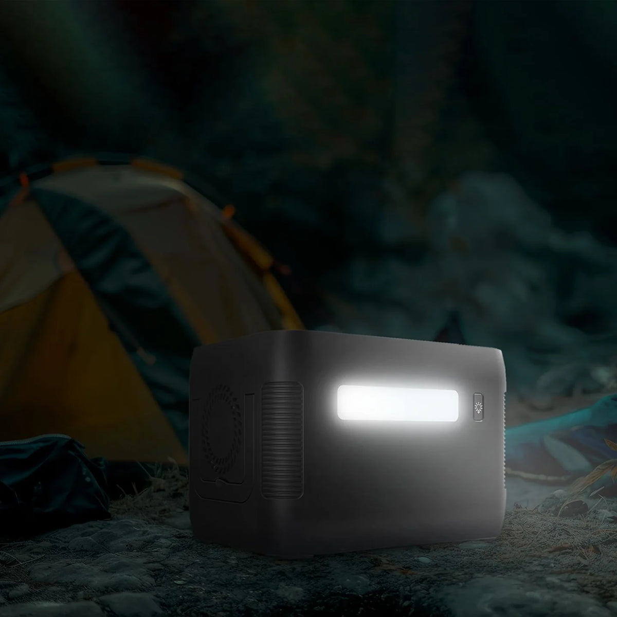 Porodo 150W Small Portable Power Station with Multi-Mode LED Light & Digital Display – 76.96Wh Capacity