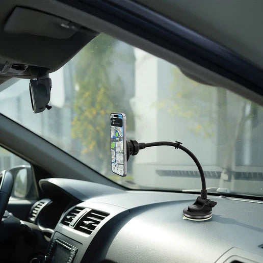 حامل مغناطيسي للسيارة بذراع مرن ممتد ودوران 360° من Porodo