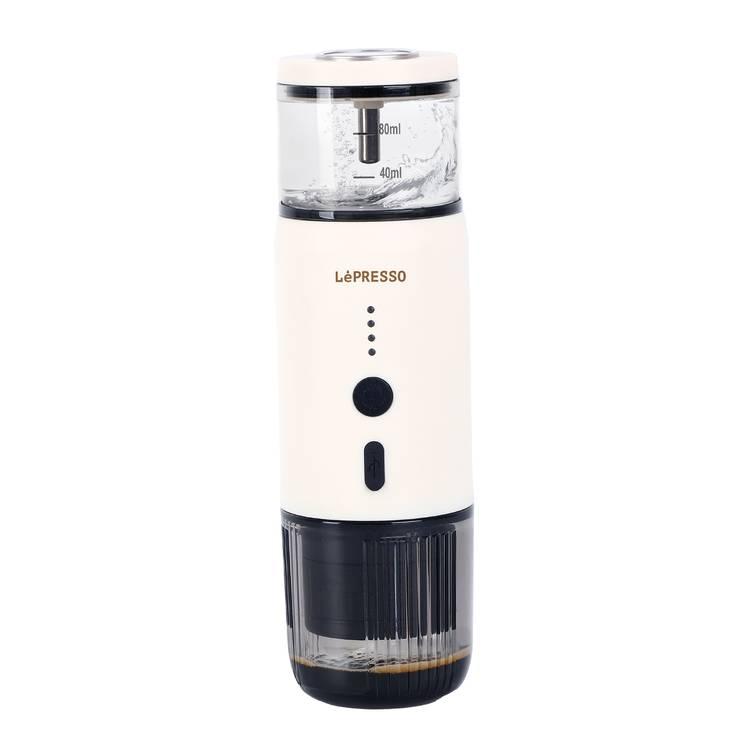 Lepresso Portable Espresso Machine, Stainless Steel, 2500mAh Battery